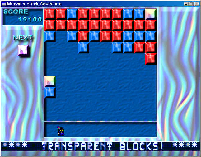 Transparent Blocks Powerup. Fun!